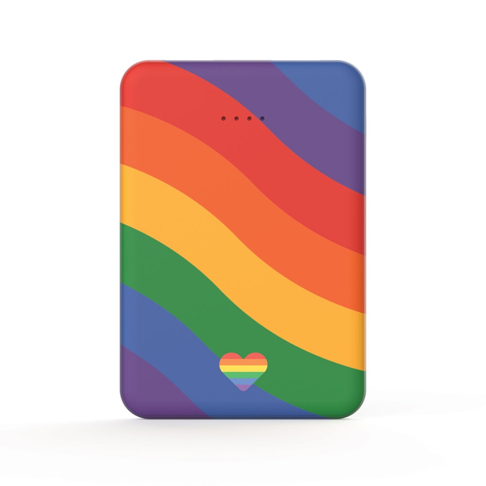 Rainbow Power 4000 mAh Power Bank colorways pride