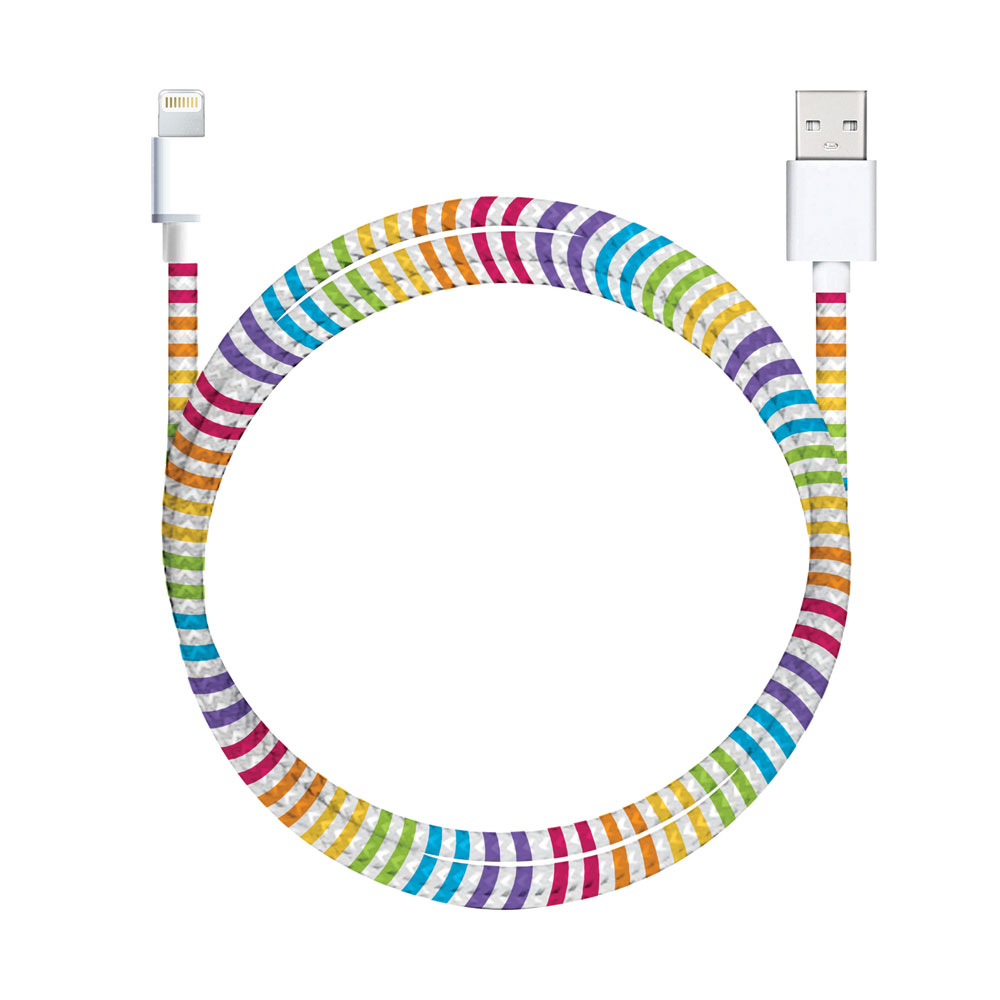 Pride Mesh Apple Lightning to USB Cable